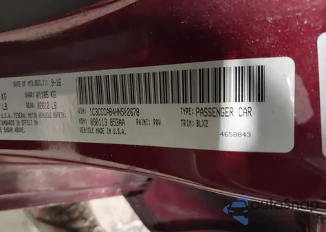 2017 Chrysler 200 Limited Platinum z USA, uszkodzony, nr VIN 1C3CCCAB4HN502678